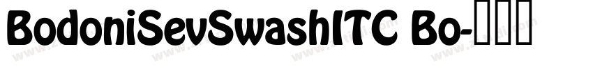 BodoniSevSwashITC Bo字体转换